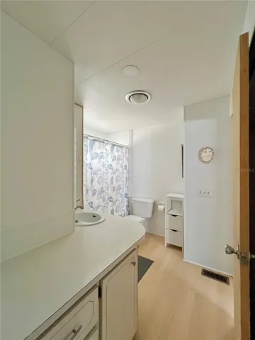 Hallway bathroom