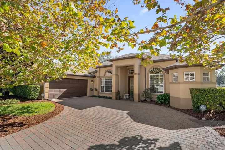 Lush landscaping and plenty of rom for parking