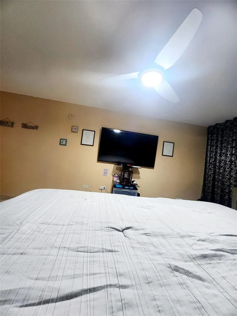 Master bedroom TV area