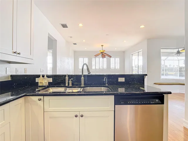 Kitchen Facing Water View