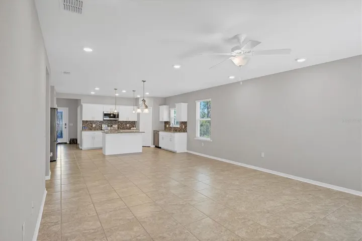 Kitchen to family room
