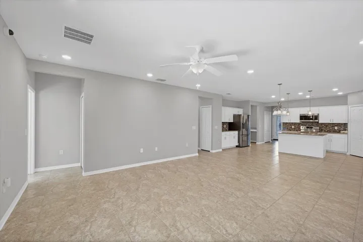 Kitchen to family room