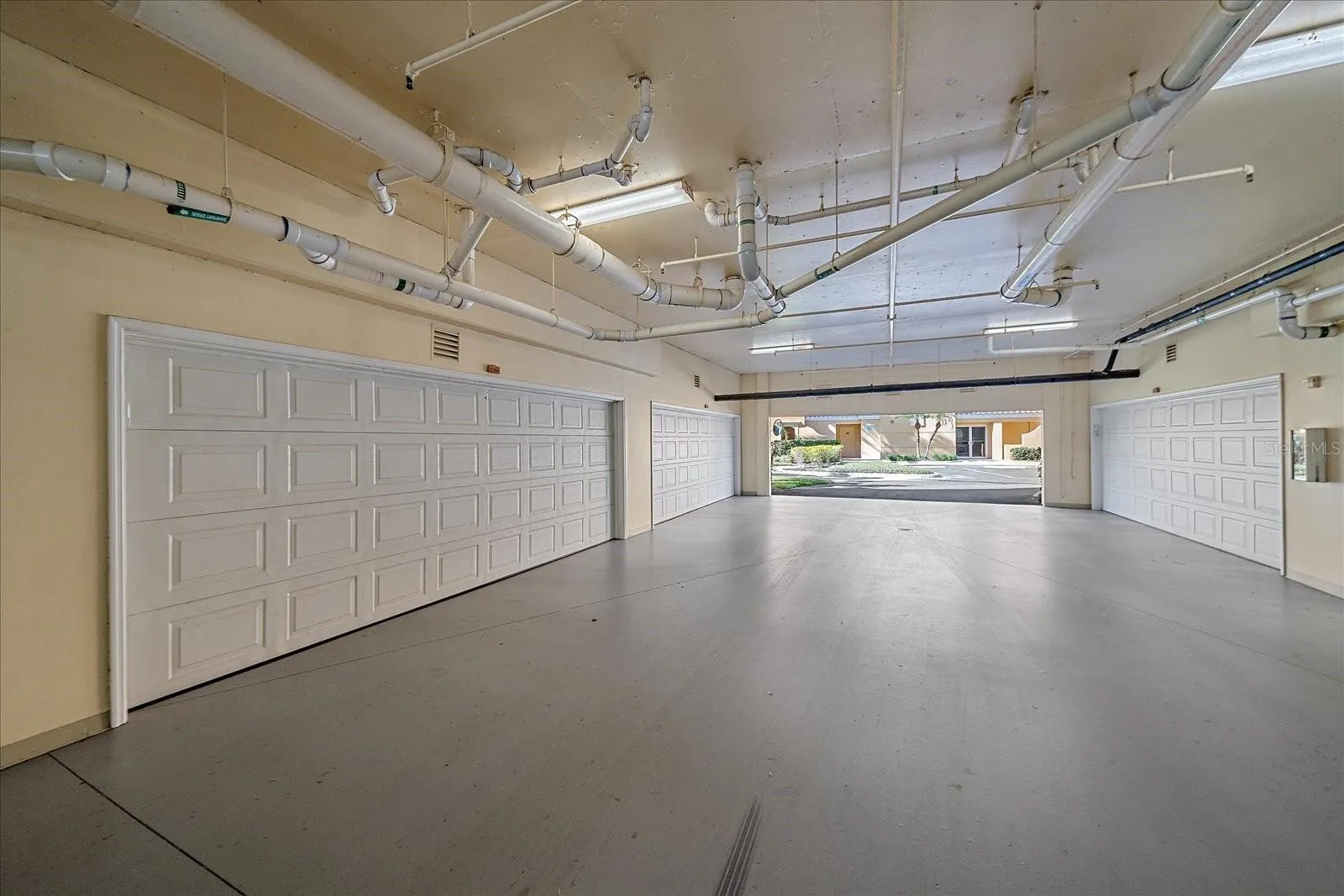 Covered & private oversized 2 car garage with storage