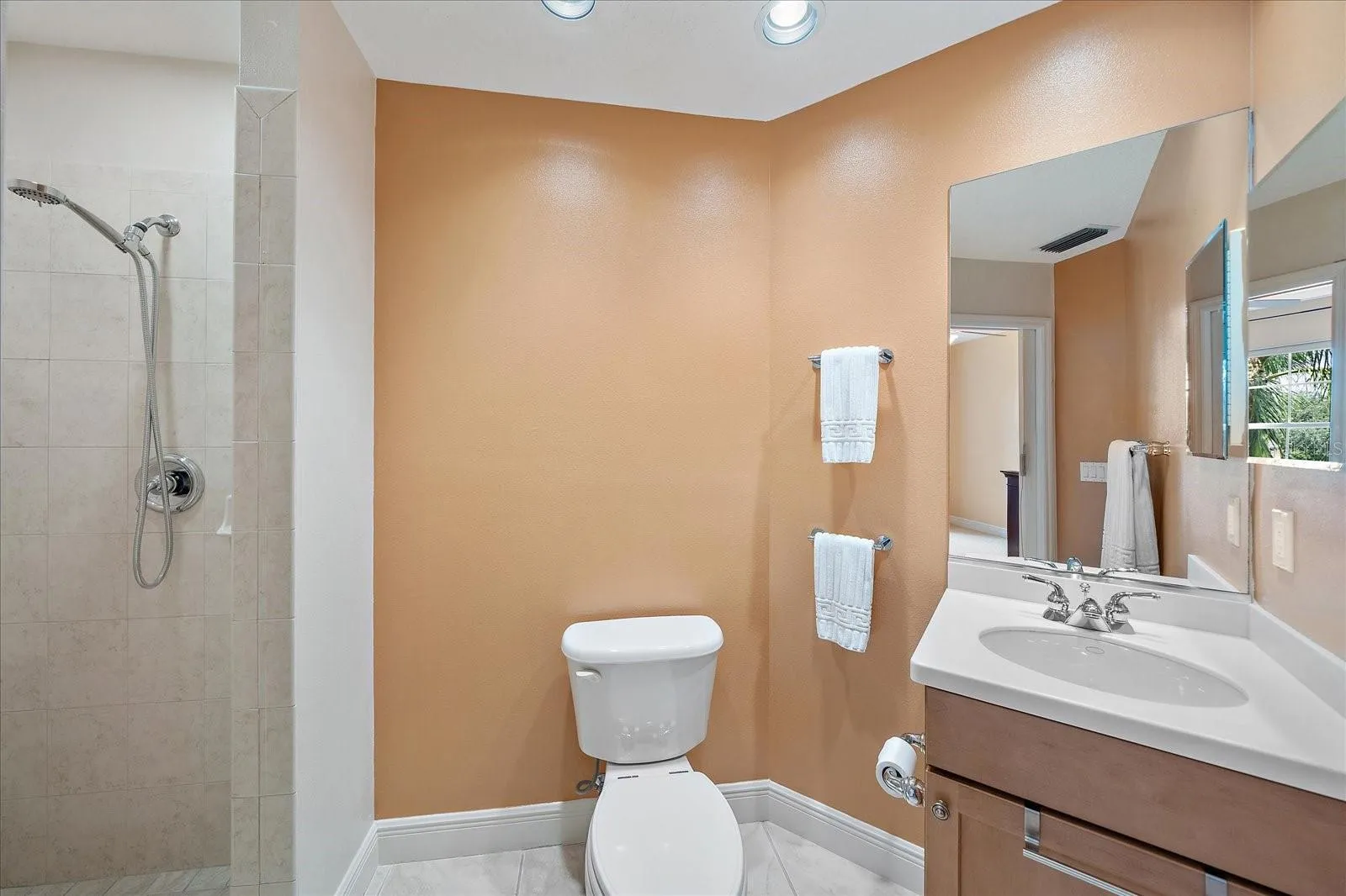 Bathroom 3 - Standing shower no tub
