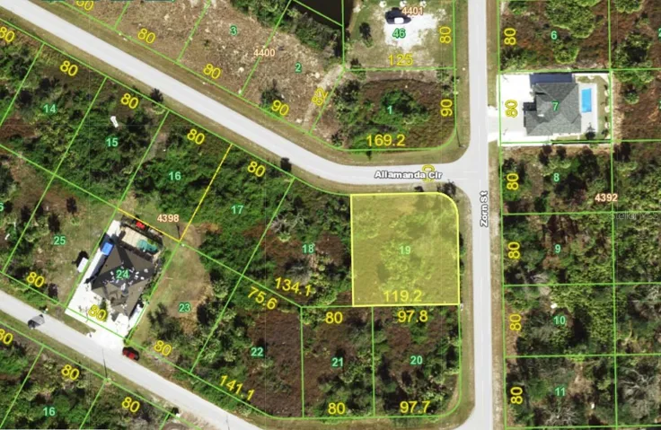 GIS Map showing location in the area.
