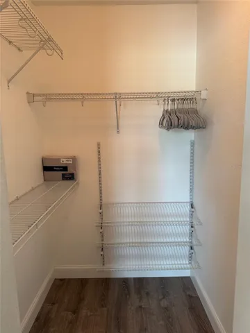 Primary walk in closet