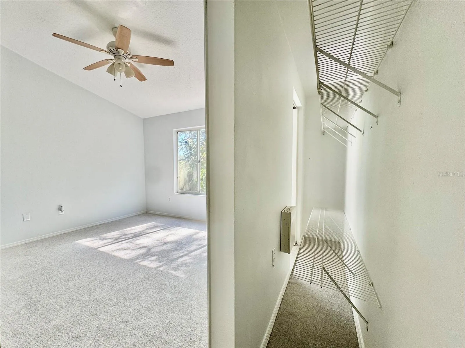 Double door, full length closet in the master bedroom