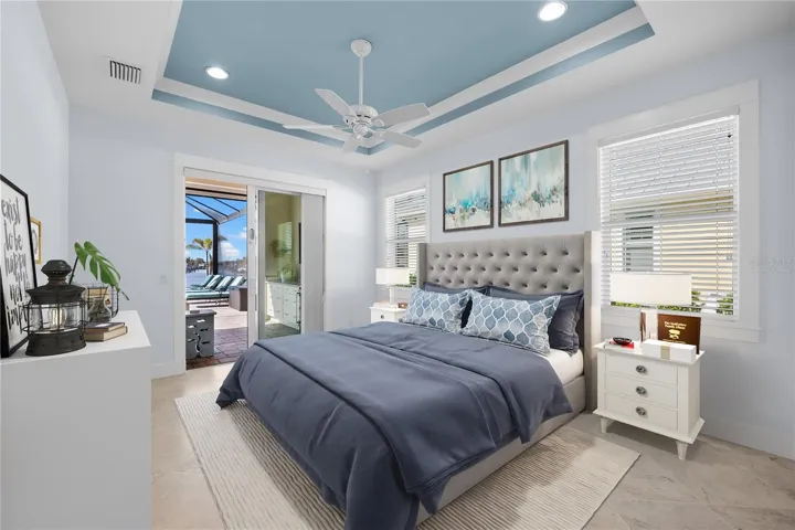 Primary Bedroom Virtually Staged
