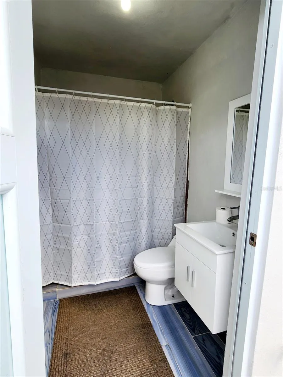 Outside bathroom
