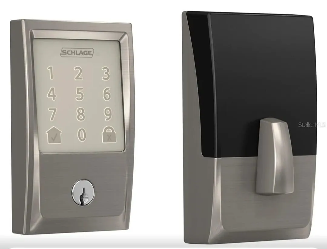 Both entrance doors smart locks