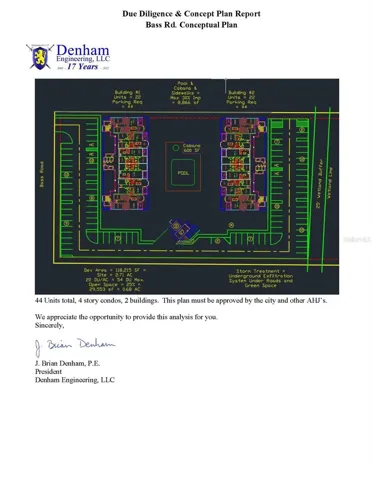44-unit Apartment Building Site Plan