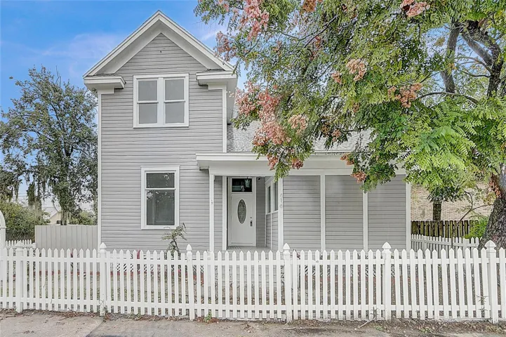 This renovated Victorian-style home, nestled on a corner lot, built in 1900 boasts a NEW ROOF (2023) NEWER PAINT interior and exterior (2023), WHOLE HOUSE REPIPE (2024), new LAMINATE FLOORING throughout, NEWER KITCHEN, and so much more!