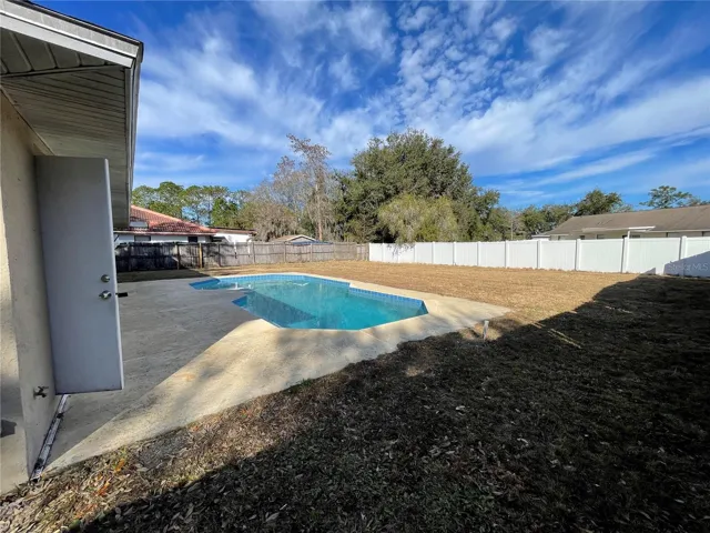 MASTER BATH DOOR AND POOL
