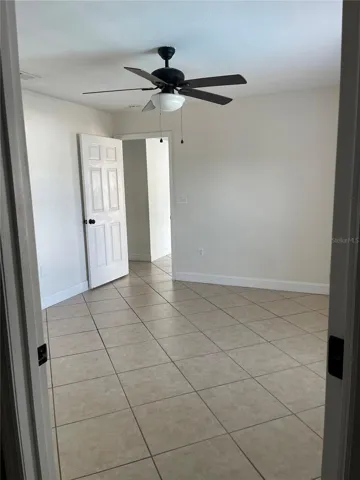 VIEW FROM THE MASTER BATHROOM TO THE MASTER ROOM