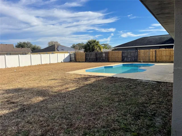 BACKYARD AND POOL