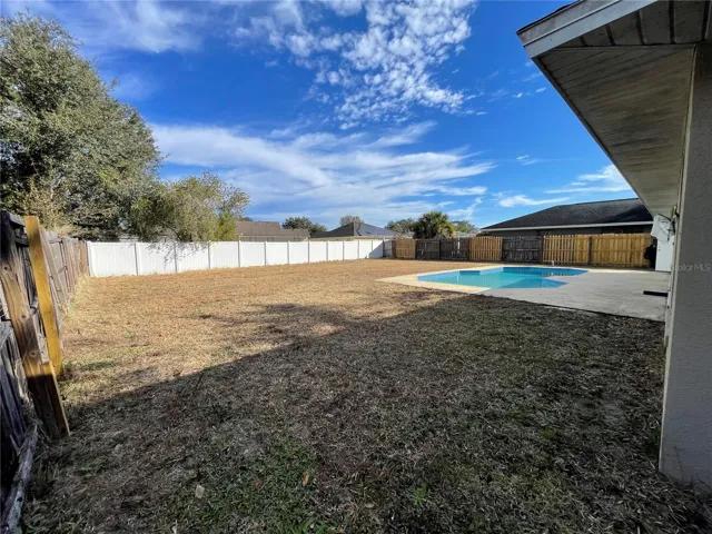BACKYARD AND POOL