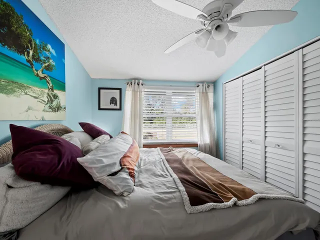Bedroom 2 with ample closets
