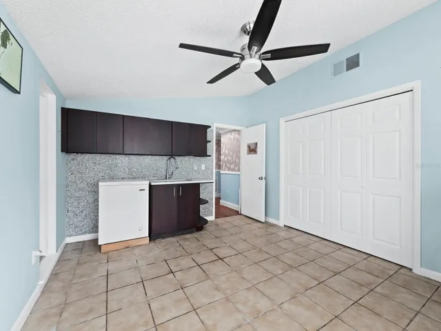 Bedroom 3 with separate entry and sink could be great inlaw suite or workshop