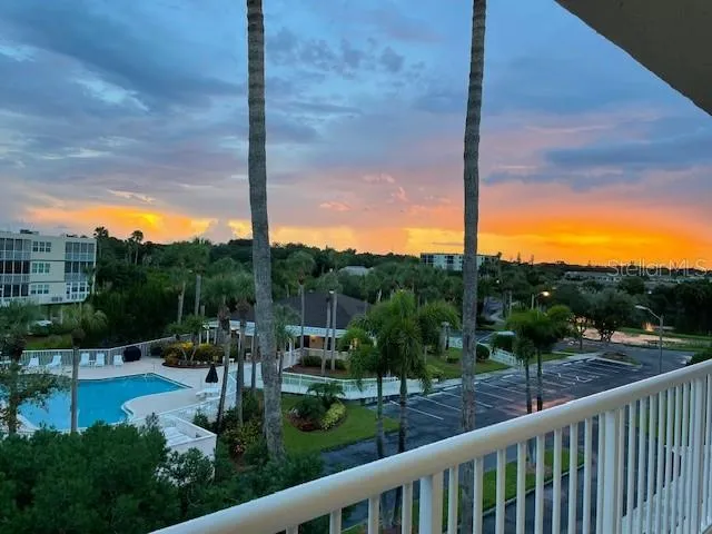 Sunset from front