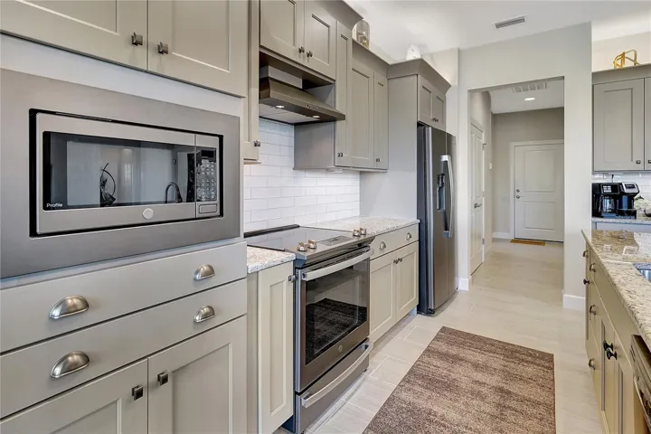 Walk-in pantry AND closet pantry in hall from kitchen