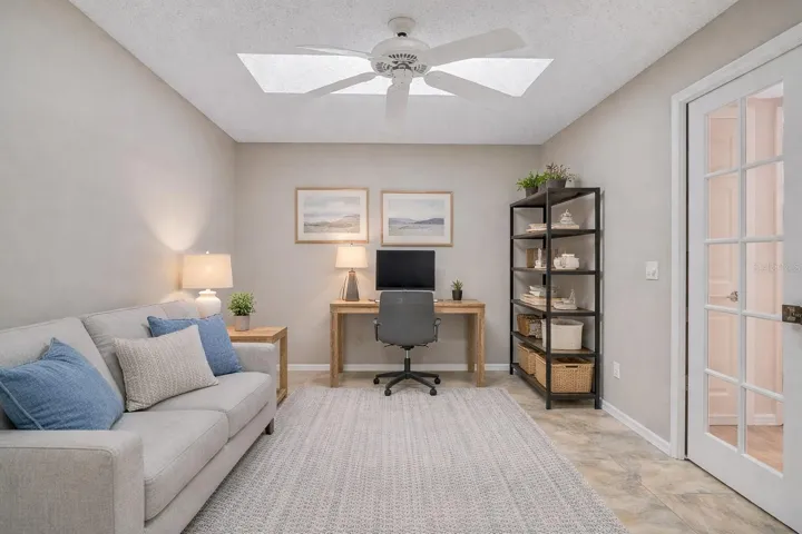 Staged furniture to give you a perspective of the possiblities!
