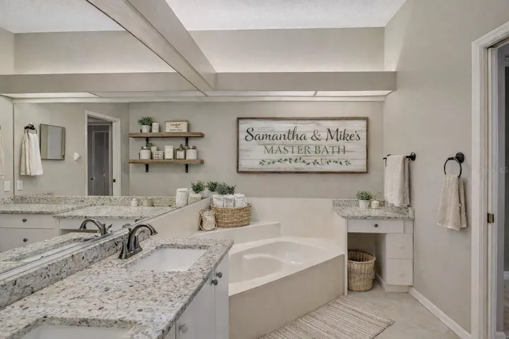 Staged Main Bathroom