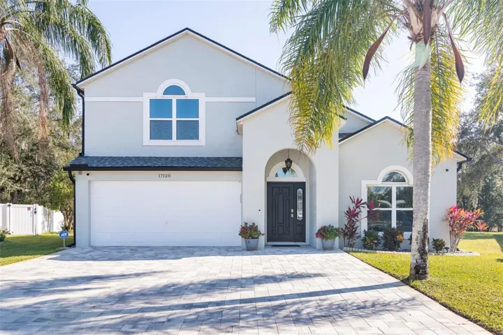 Front of Home with recent paint and 2yr old roof with paver drive