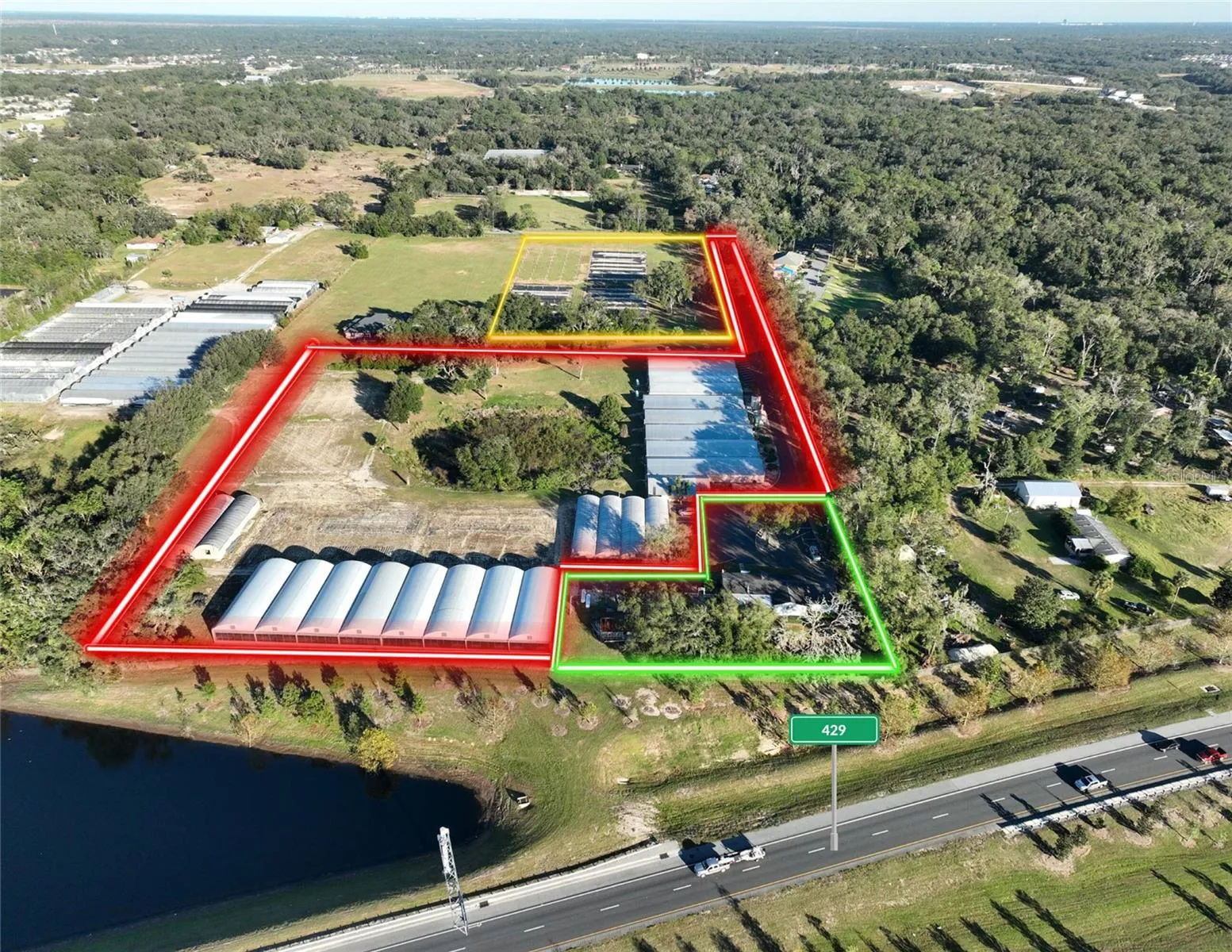 3 lots totaling 14.6 acres