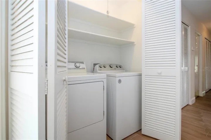 Laundry closet
