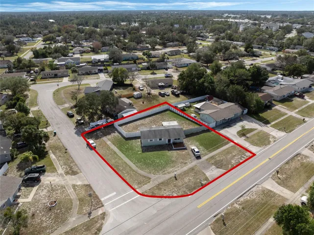 HUGE corner lot!