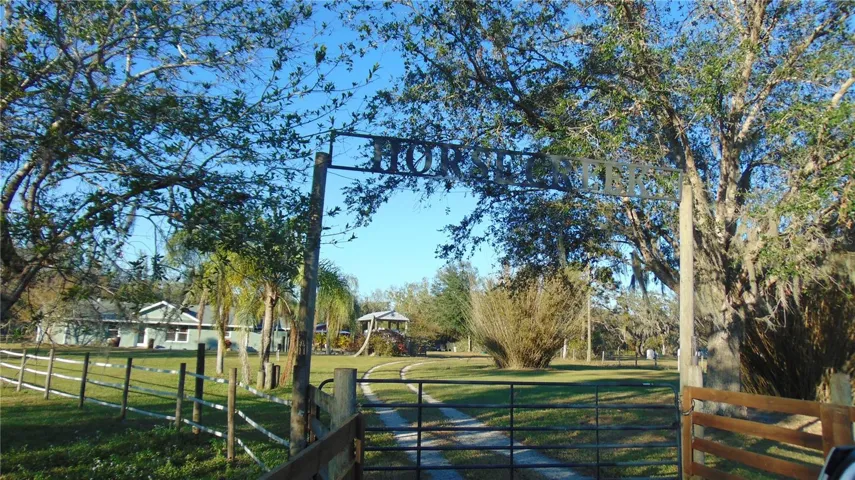 Gated entry.