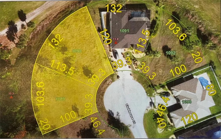 Note the GIS elevation here. 10.3' and 11.8'