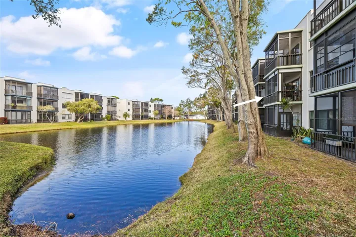 Second level with great pond views!