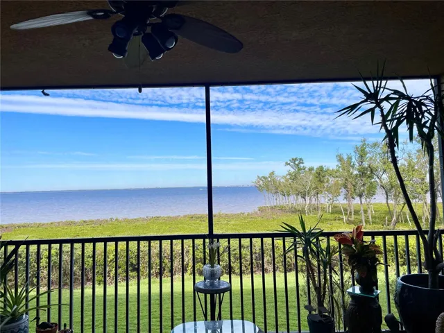 Beautiful view of Charlotte Harbor from the lanai