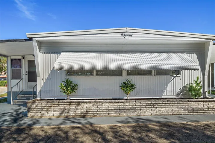 Awnings (fold down for wind protection & security)