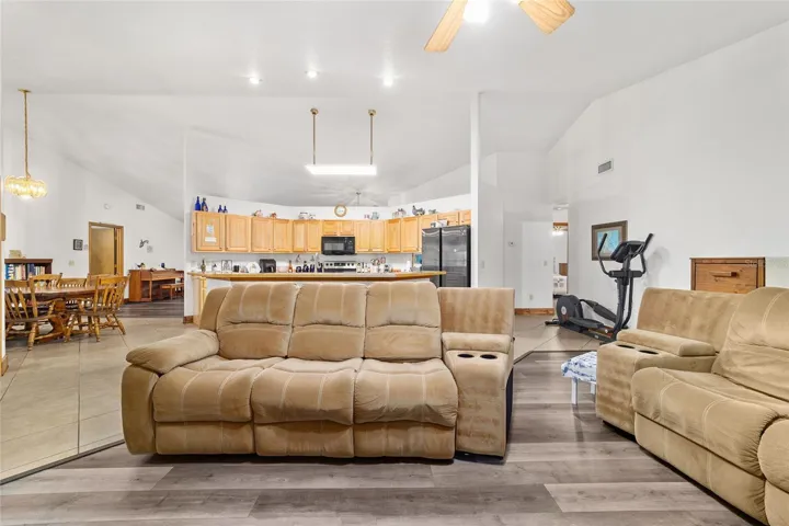 Second living room off of kitchen