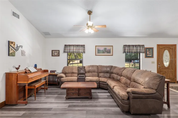 New LVP flooring in living room