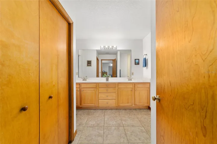 Master bathroom entryway