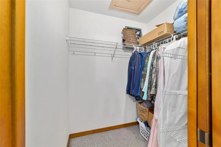Spacious closet