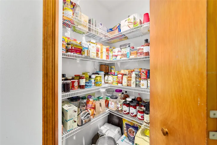 Private pantry area