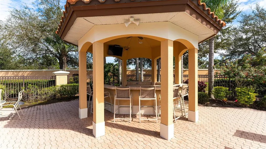 Covered Seating Area