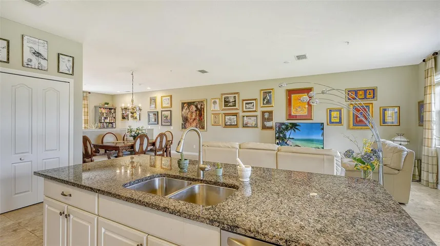 Kitchen Open to Great Room & Dining