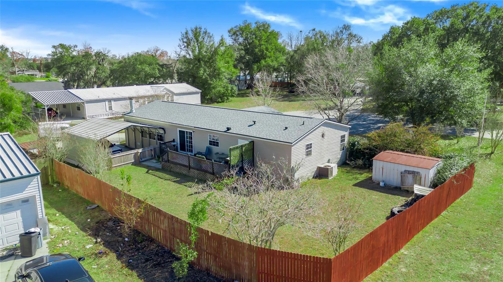 Fenced Backyard