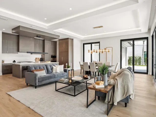 Kitchen & Living Room