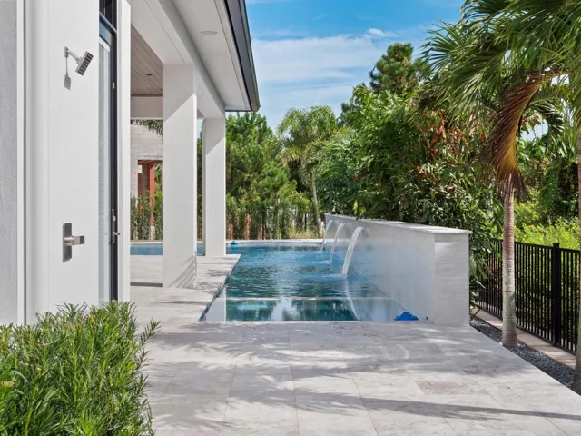 Hot Tub to Patio