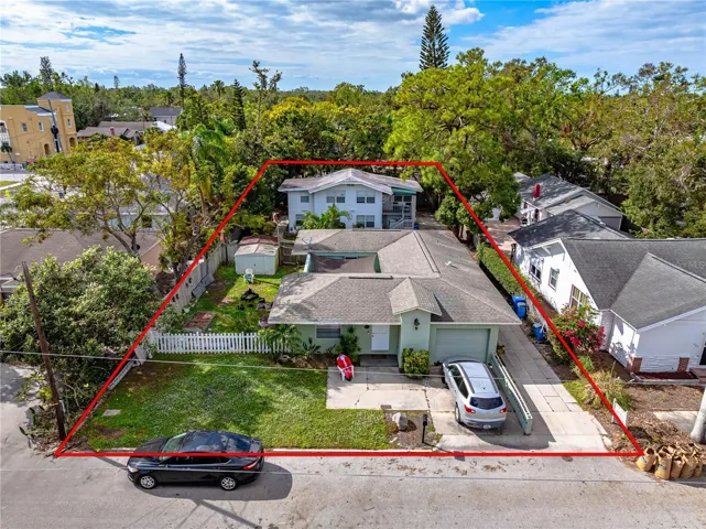 Front Bldg. (2 Bed / 2 Bath House) | Rear Bldg. 3-Unit Apt Bldg.