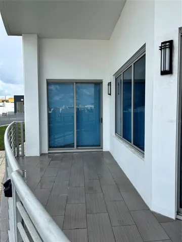Huge back patio