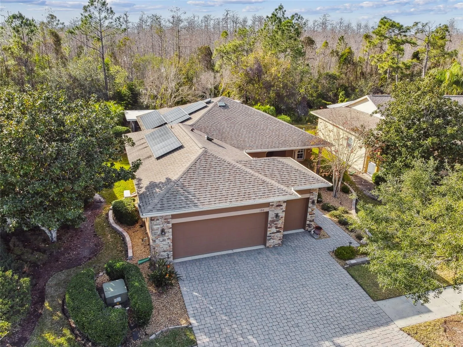 ALLEGRO MODEL ON CONSERVATION WITH GOLF CART GARAGE