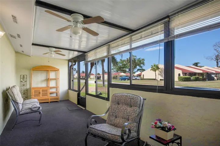 Enclosed Florida room for extra living space