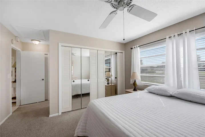 Primary bedroom with plenty of  natural light